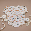 Boho Bats Bubble Romper Sweater
