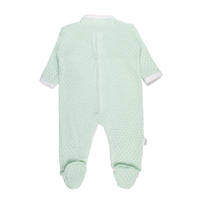 Paty Knit Solid Color Footie