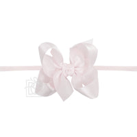 Satin Bow with Pantyhose Headband