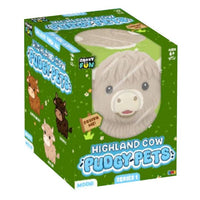 RMS® Crazy Fun™ Highland Cow Pudgy Pets Squishy - 1PC