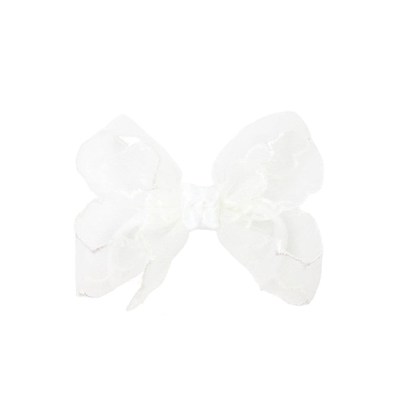 Scalloped Organza Bow