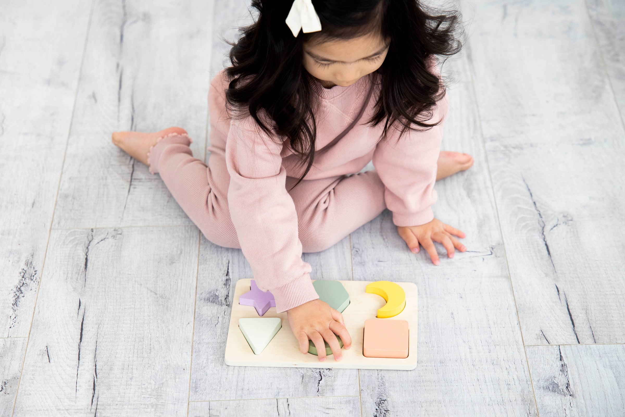 Wooden Shapes Puzzle (Developmental Learning Toy)