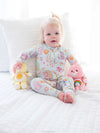 Care Bears Baby We Love Flowers Zipper Pajamas