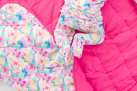Dahlia Ruffle Convertible Romper Pajama