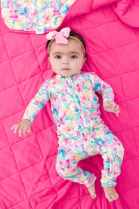 Dahlia Ruffle Convertible Romper Pajama