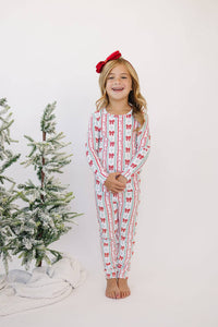 Retro Candy Cane Bamboo Two Piece Set
