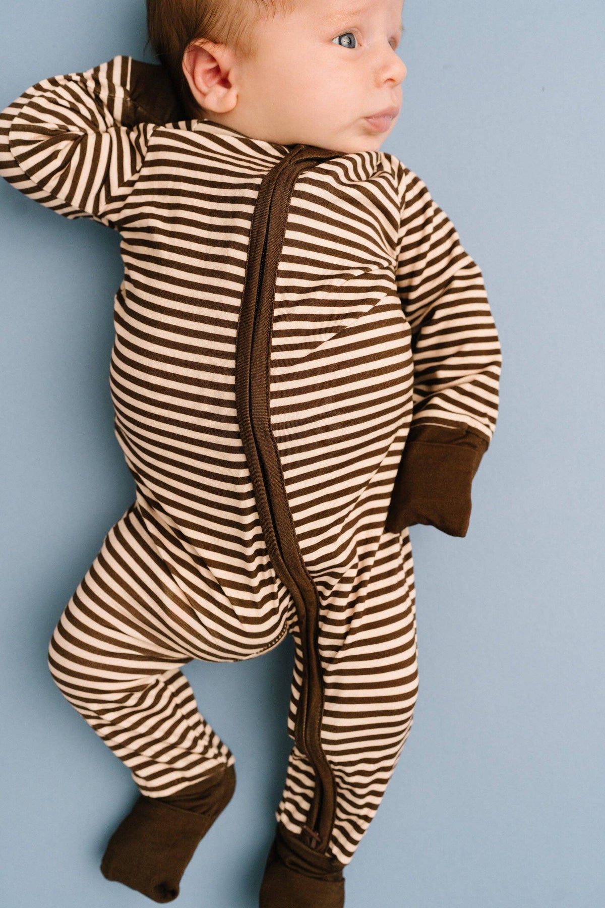 Espresso Stripe Bamboo Sleeper