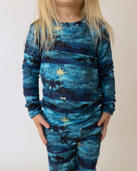 Star of Bethlehem Long Sleeve Pajamas