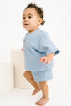 Morning Sky Waffle Slouchy Set