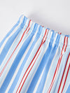 4th of July Embroidery Boys Short Sleeved Short Set