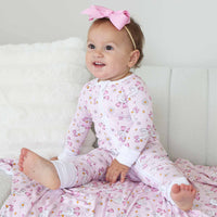 Silly Goose Convertible Zip Romper | Pink