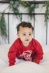 Vintage Santa Sweatshirt Bubble