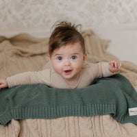 Cotton Swaddle Receiving Baby Blanket (Mult. Colors)