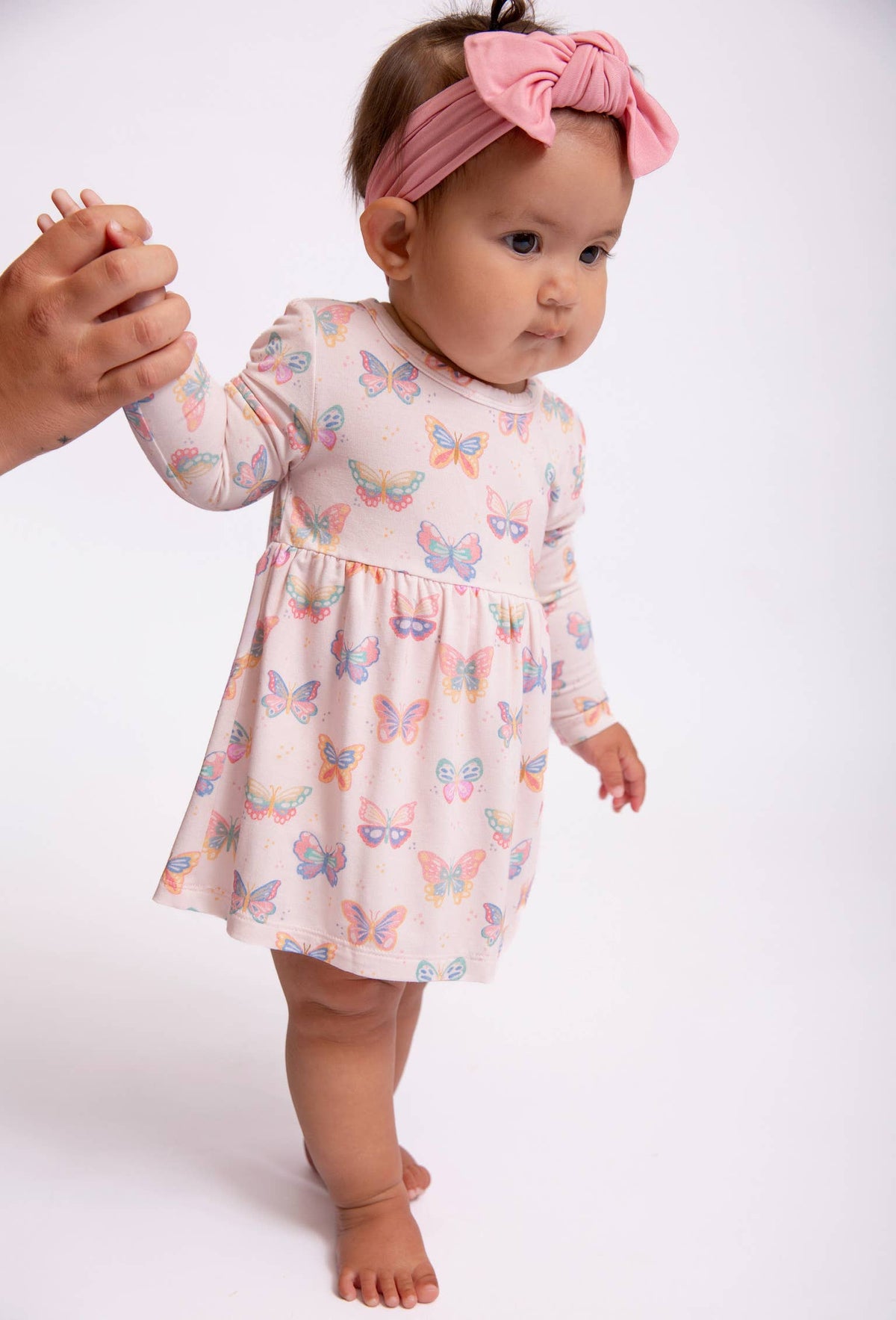 Butterfly Bliss - LS Bodysuit Dress