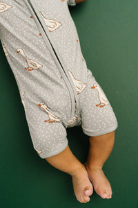 Classic Goose Bamboo Short Romper