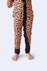 LEOPARD DREAM RUFFLE SLEEPER