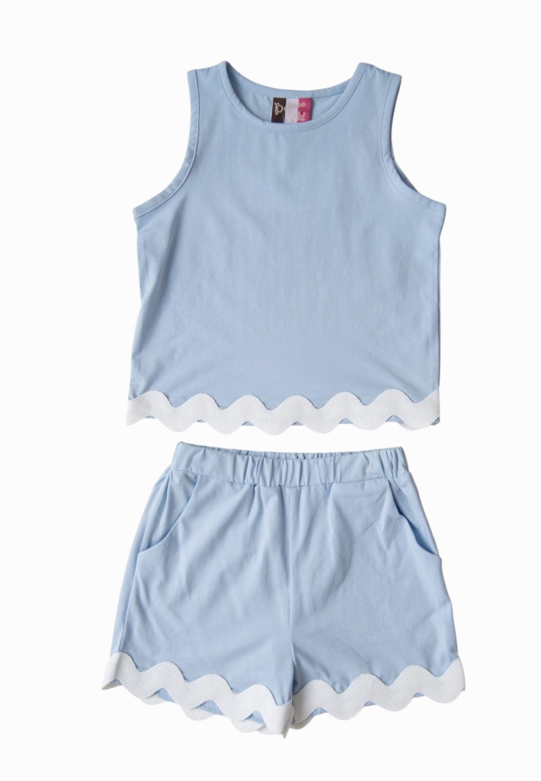Abigail Short Set - Light Blue