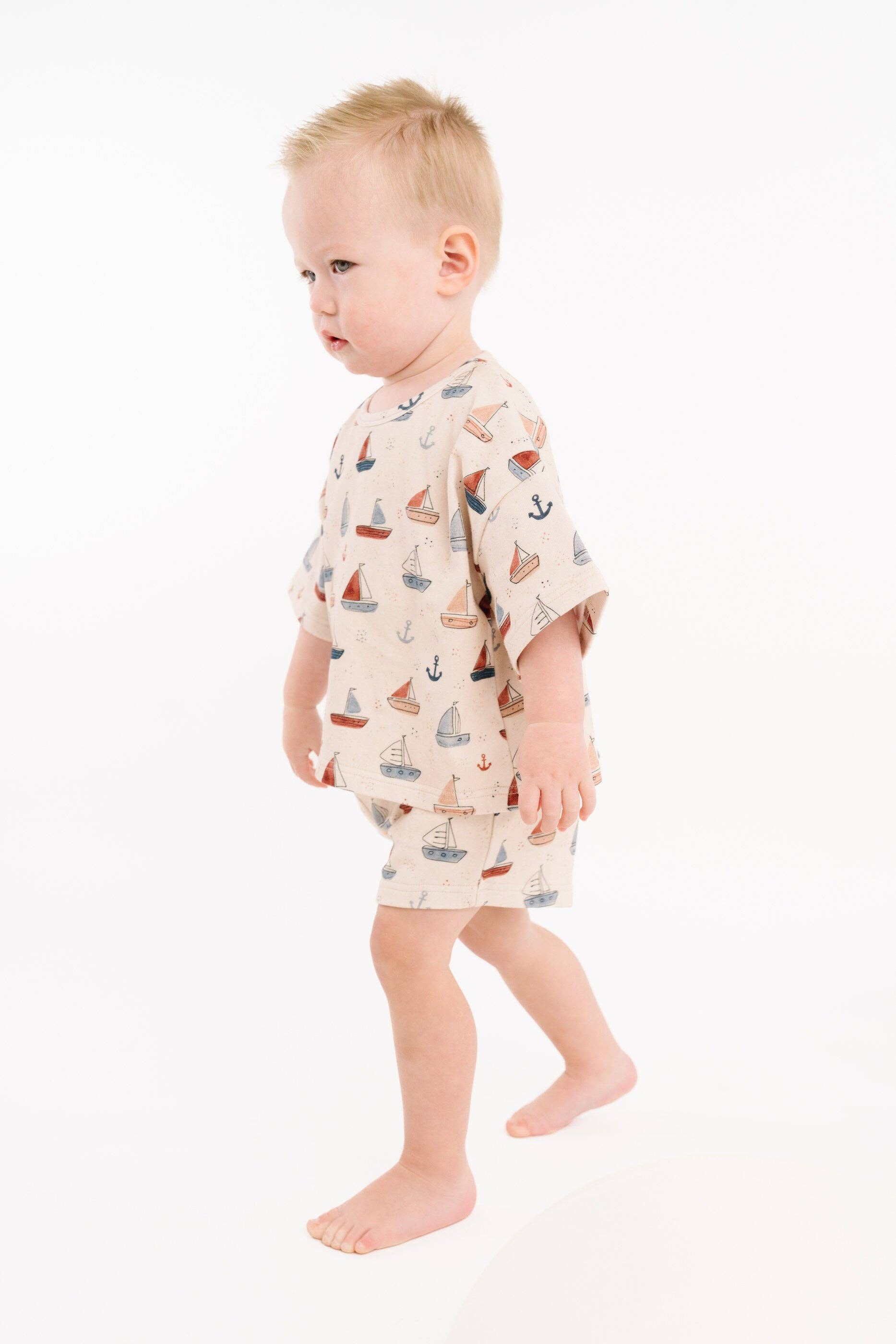 Nautical Sail Slouchy Set