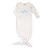 Hello! Knot Gown in Blue