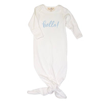 Hello! Knot Gown in Blue