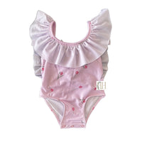 Tulips Scalloped One Piece Swim