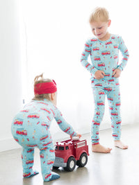 Paws To The Rescue Bamboo Zipper Pajama