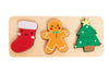 Wooden Christmas Holiday Puzzle