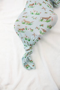 Delta Bird Hunting Dogs- Knotted Infant Gown