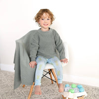 Sage Bunny TWO PIECE Easter Bamboo Lounge Set Kids Clothing