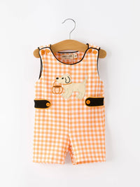 Halloween Dog Pumpkin Romper