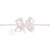 Satin Bow with Pantyhose Headband