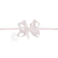 Satin Bow with Pantyhose Headband