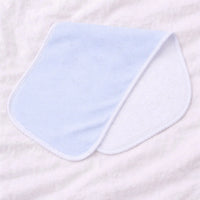Mini Stripes Blue Burp Cloth