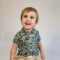 Camo Short Sleeve Polo Shirt
