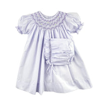 Daygown with Wave Smocking (Mult. Colors)