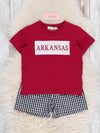 Arkansas Smocked Gingham Outfit