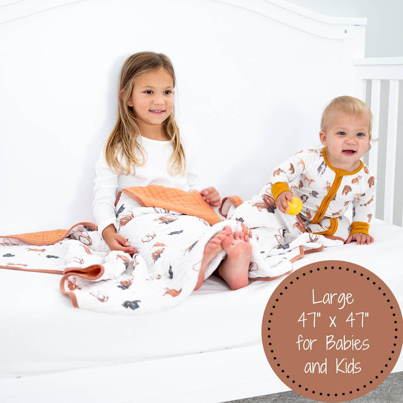 Life Is Better In Boots Western Muslin Blanket