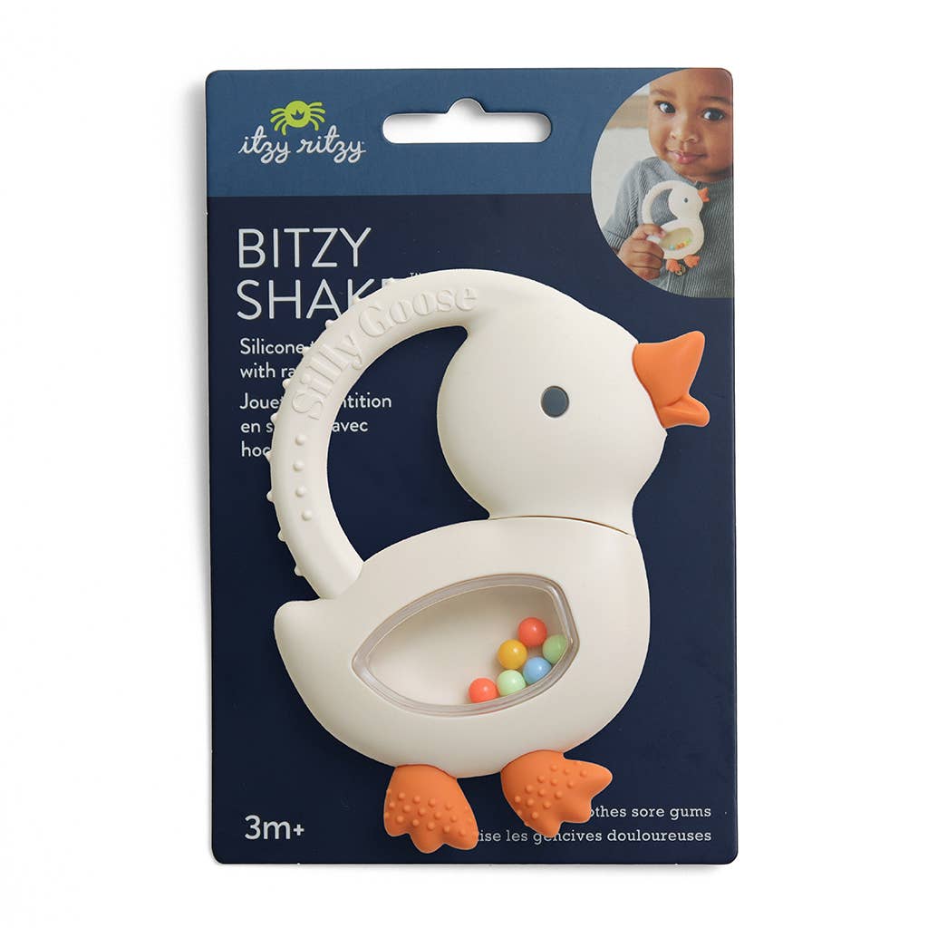 Bitzy Shake™ - Silicone Teether with Rattle