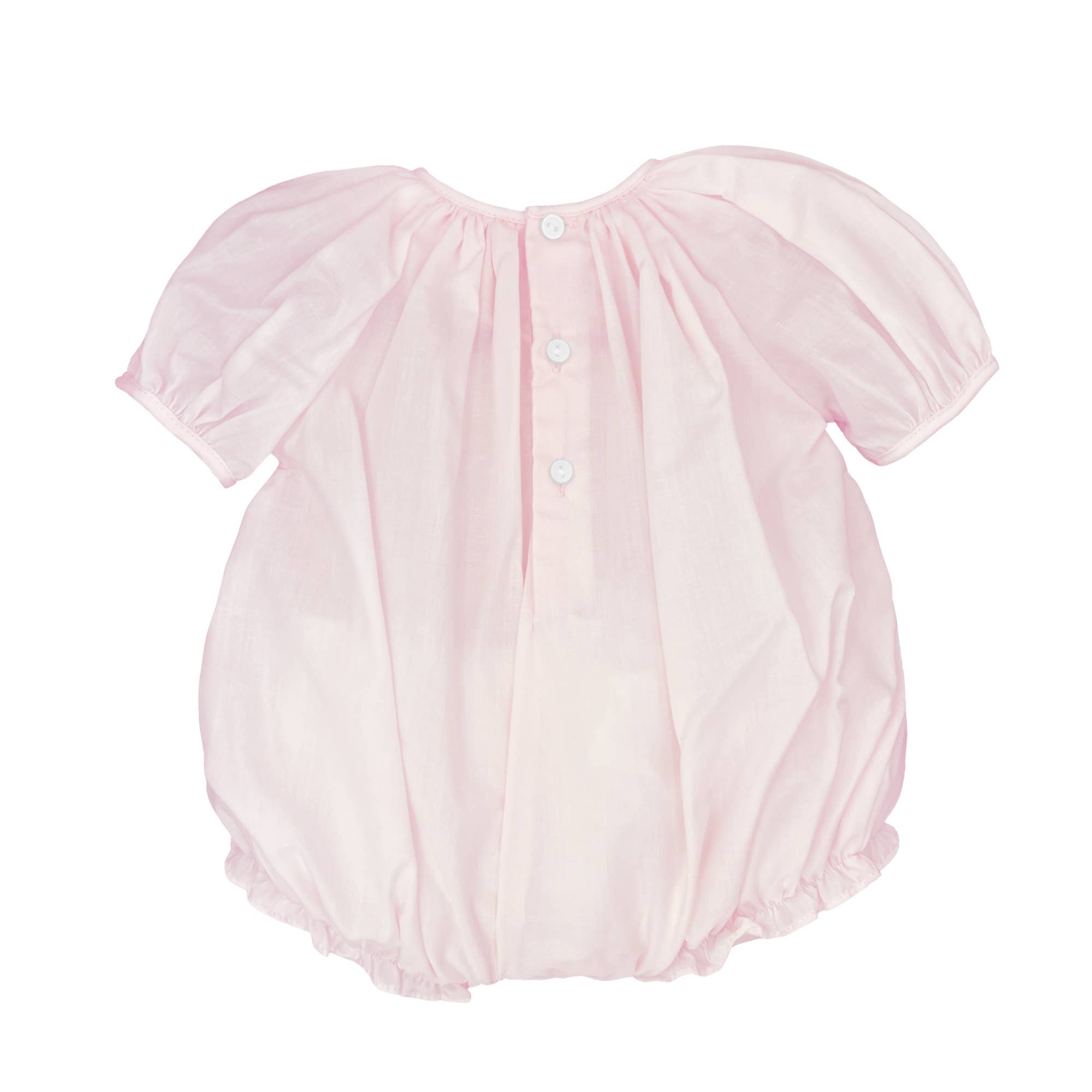 Bubble with Novelty Smocking - Pink