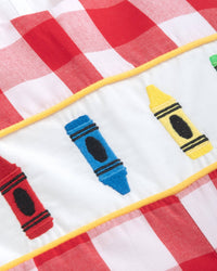 Scribble Gingham Crayon Jonjon