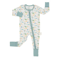 Gone Fishin' Double Zipper Romper