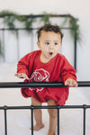 Vintage Santa Sweatshirt Bubble