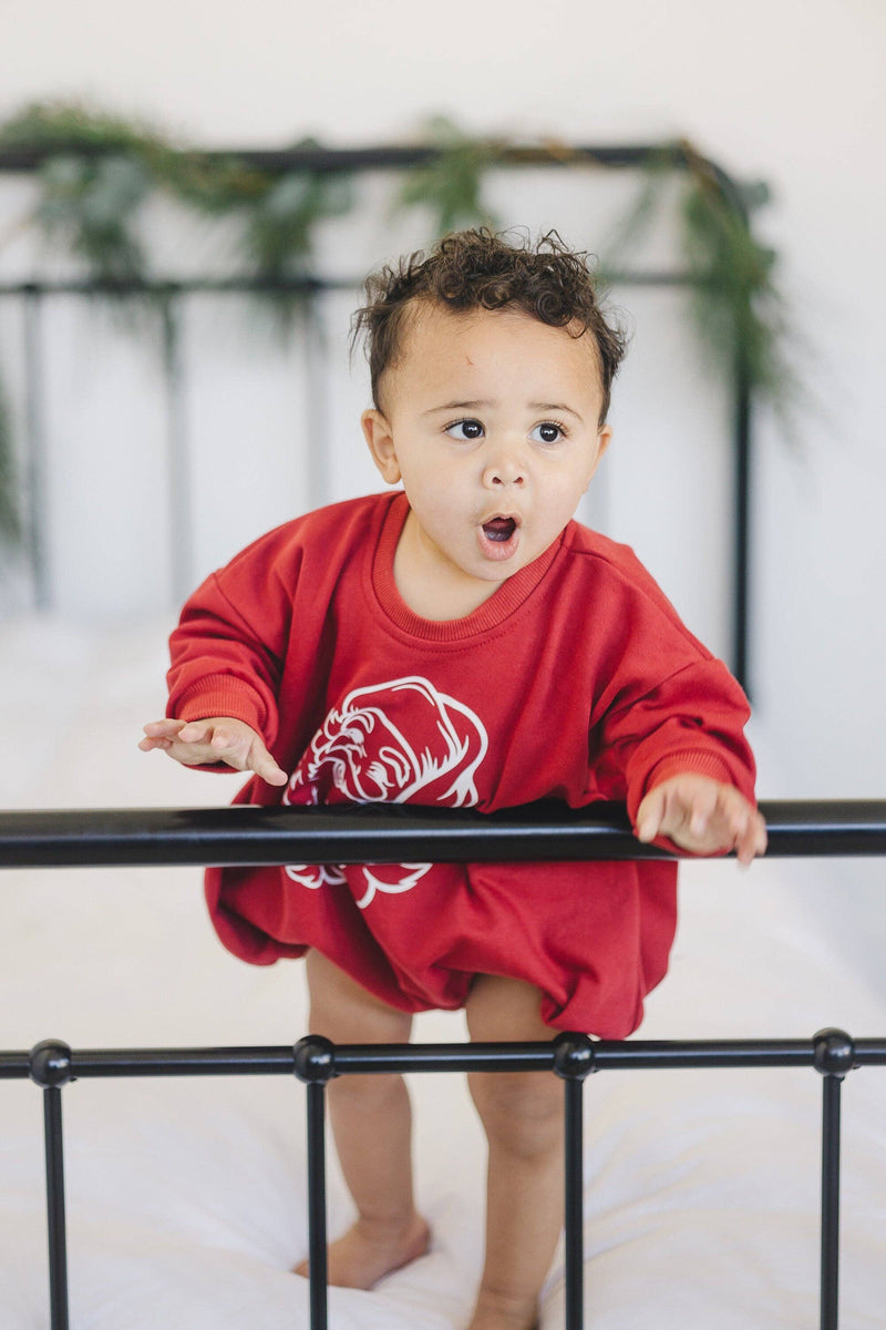 Vintage Santa Sweatshirt Bubble