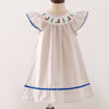 Mallard Duck Smocked Girls Dress