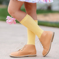 Sunshine Frill Knee High Socks