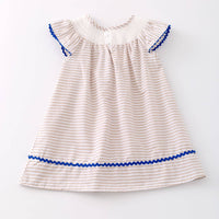Mallard Duck Smocked Girls Dress