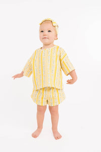 Sunny Meadow Stripe Slouchy Set