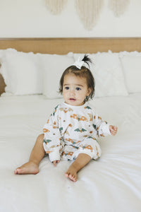 Boho Bats Bubble Romper Sweater