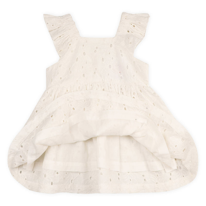 Lily Schiffli Floral Baby Girl Dress & Bloomer