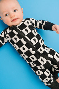 Electric Checkered Bamboo Sleeper